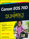 Cover image for Canon EOS 70D For Dummies